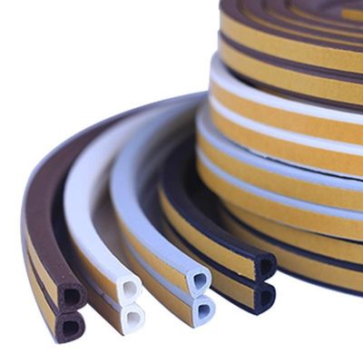 Дверь и окно с EPDM мягкой пеной резиновые пломбы полоски серые коричневые белые