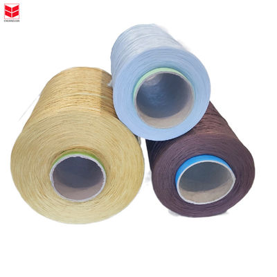 Окрашенная монофиламентная полипропиленовая пряжа Pp Multifilament 2mm 3ply DTY BCF для вязаных сумок