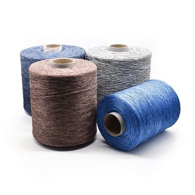 Denier 900D 1000D 2000D 5000D RING SPUN Pp Нить окрашенная в синий цвет Текстильные швейные пакеты Обувь Смешанная нить для текстиля