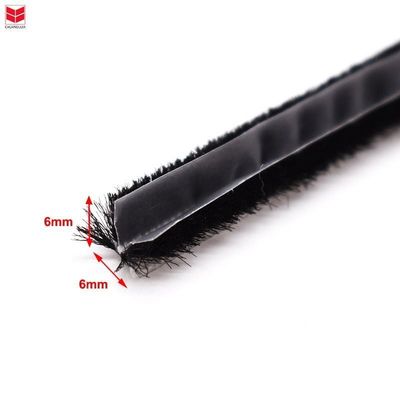 PP Fin Aluminium Windows and Doors Weather Strip Brush Seal for Apartment Высота колоды 3-25 мм / ширина 3-50 мм