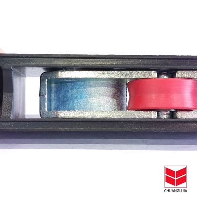 Алюминиевая дверь для окон с подвижной решеткой