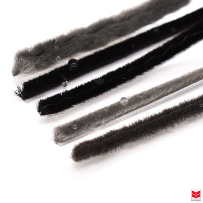 CLJ Черная погодная полоса Мохаревая полоса для пылестойкости, инсектстойкости, звукоизоляции Функция 3-25 мм Высота груды и ширина 3-50 мм