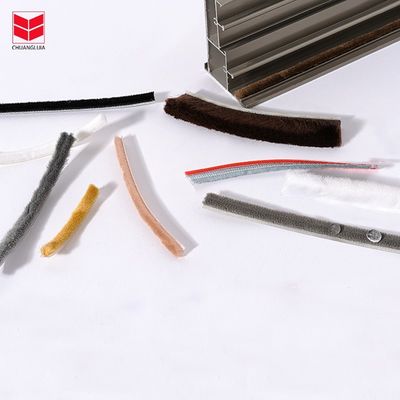 Водонепроницаемая силиконовая шерстяная куча Погодные полосы Удаление полосы для дверей и окон функции