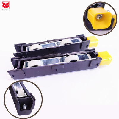 Специальные алюминиевые дверные аксессуары Сдвижные двери и окна с черным каркасом