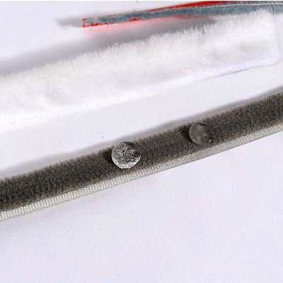 3P Силиконовая шерсть стекла Погодные полосы с резиной для алюминиевых дверей и окон