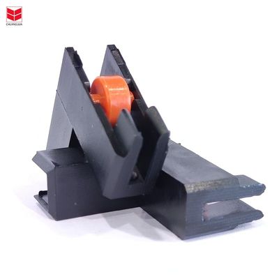 Настройка L-образные Алюминиевые Сдвижные Стеклянные Двери Нижняя Ролик Найлоновый Одноколесное Для Коммерческих