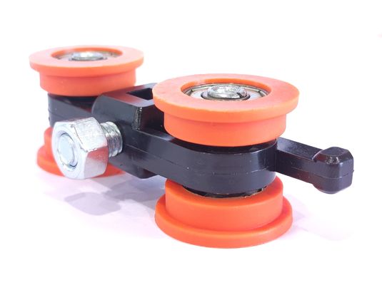 На заказ цинковый сплав Сдвижные стеклянные дверные роллы Дорожные и оконные аксессуары