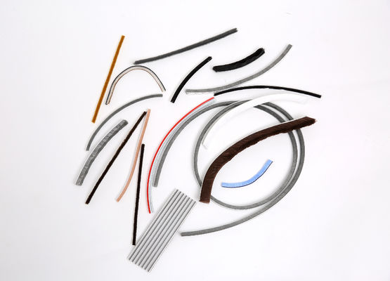 7*10мм Высота колоды 3-25мм Силиконовая погодная полоска Щетка для герметизации дверей в цветах ЧЕРНО / ГРАЙ / БРАУНО / БЕЛОЕ