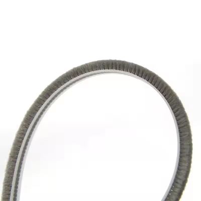 Квартирная дверь и окно уплотнение шерстяной груды погода полоса с пластиковым плавником в середине