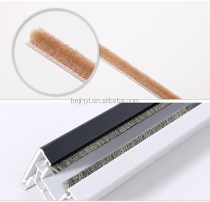 Алюминиевый профиль входная дверь стеклянная полоса с PVC-островком 100% материала PP в цветах ЧЕРНЫЙ/СЕРЫЙ/БРАУНЫЙ/БЕЛЫЙ/ОСЛЕДНЫЙ